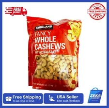 New Kirkland Signaturee Fancy Whole Cashews with Sea Salt - 2.5 Lb, EXP 02/2026
