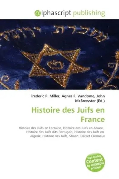 Frederic P. Miller (U. A.) | Histoire Des Juifs En France | Taschenbuch (2026)-image