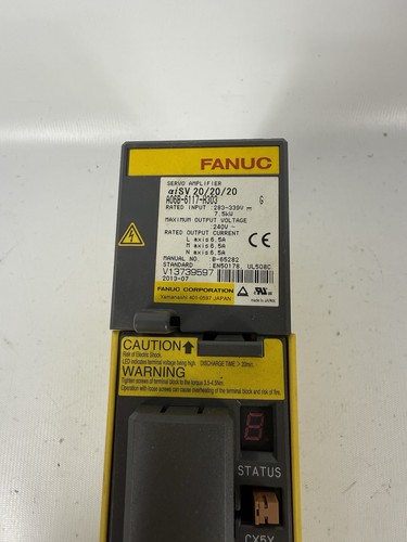 Module servo amplificateur Fanuc A06B-6117-H303 F, B-65282, aiSV 20/20/20 - Photo 2/10
