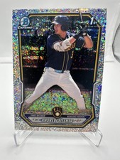 2026 Bowman Chrome Andrew Fischer BCP-4 Chrome Prospects Speckle Refractor /299
