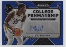 2023 Panini Prizm Draft Picks College Penmanship Blue /149 KJ Williams Auto 5y7