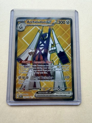 Pokémon TCG Archaludon ex Ultra Rare Holo 224/191  Surging Sparks EN