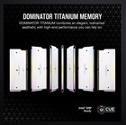 Corsair Dominator Titanium DDR5-6600 96GB (2x48GB) DIMM RAM White — photo 3