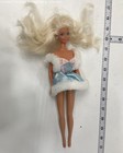 Mattel Blonde Blue Pink Winter Faux Fur Dress Fashion Doll Vintage Barbie — photo 3
