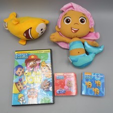 Nickelodeon Bubble Guppies Molly & Dog Fish Peluche, DVD, Libro Juguete Lote