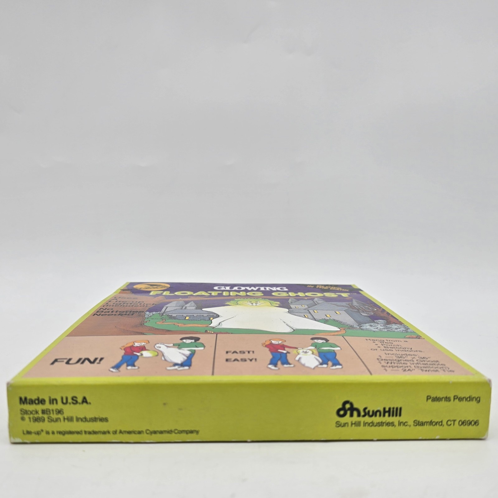 Sun Hill Glowing Floating Ghost Vintage Halloween Decoration 1989 Sealed Box