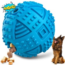 Dog Balls Treat Dispensing Dog Toys for Aggressive Chewers Large Breed, Nearl...