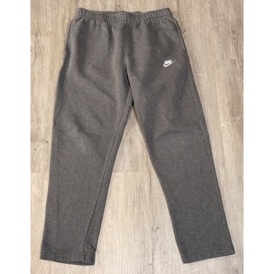 Nike Sportswear Club Fleece Pants Mens Large Charcoal Grey