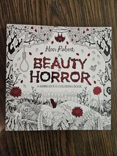 The Beauty Of Horror A Goregeous Coloring Book Adult Coloring Book Brand New