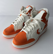 Converse Mens Orange/White High Top Athletic ...