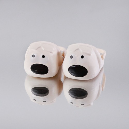 1 Pair Round Toe Silicone puppy slippers Ob11 Doll Slippers Kids Gift - Picture 16 of 18
