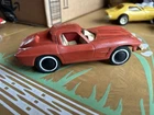 Vintage Tonka 1963 Red Corvette Split Window For Car Carrier Truck 1/25