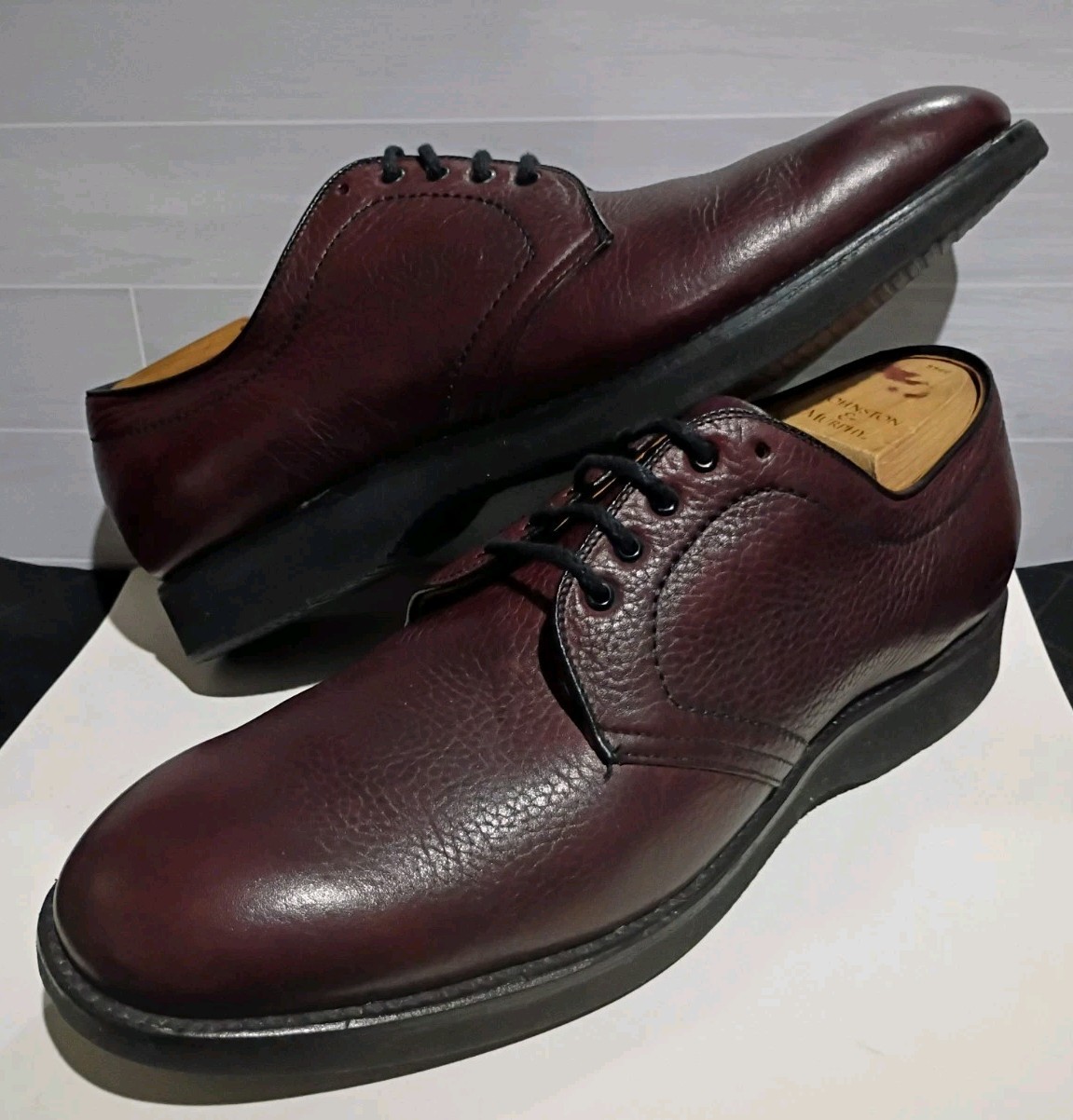 Alden 312 Brown Shrunken Calf Plain Toe Dover
