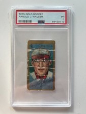 1911 T205 Gold Border Arnold Hauser PSA 1