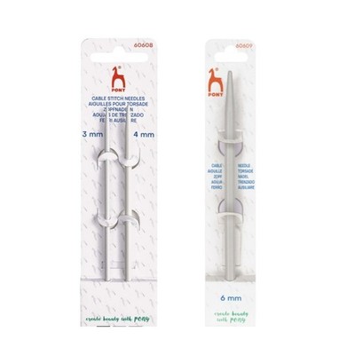 Pony gerade Zopfstichnadeln 3 mm - 4 mm und 6 mm Zubehör