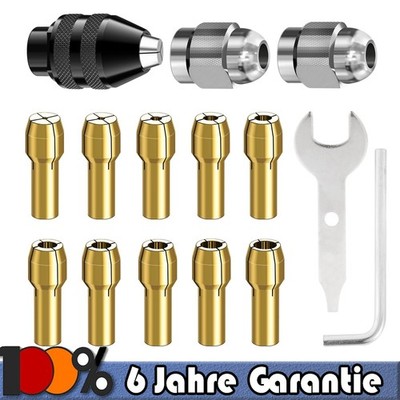 Bohrfutter Adapter Set Für Dremel 4486 4000 3000 300 200 100 8200 Spannzangen DE
