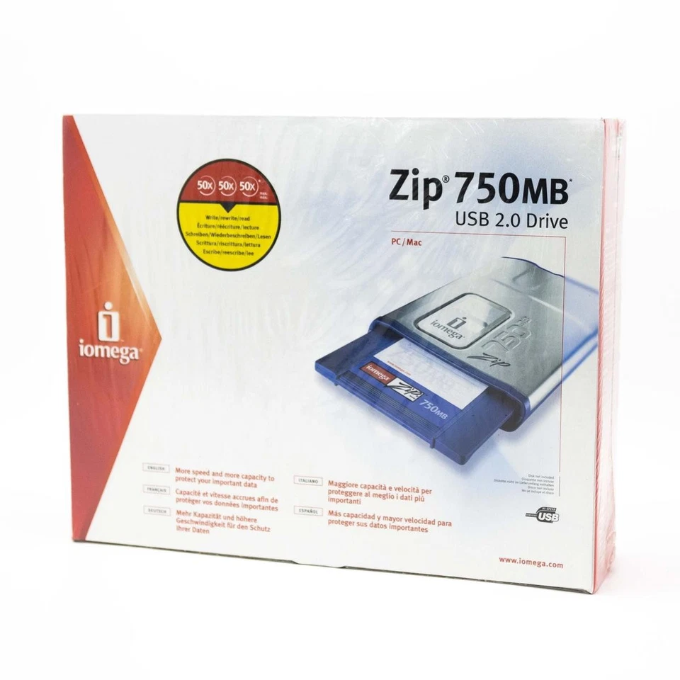 IOMEGA 32399 750MO USB 2.0 ZIP DRIVE DISQUE DUR PC MAC - Photo 2/3