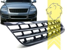 Sportgrill Kühlergrill für VW Touareg schwarz