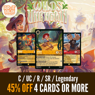 Disney Lorcana - WILDS UNKNOWN - Einzelkarten - Common/Uncommon/Rare/Legendär