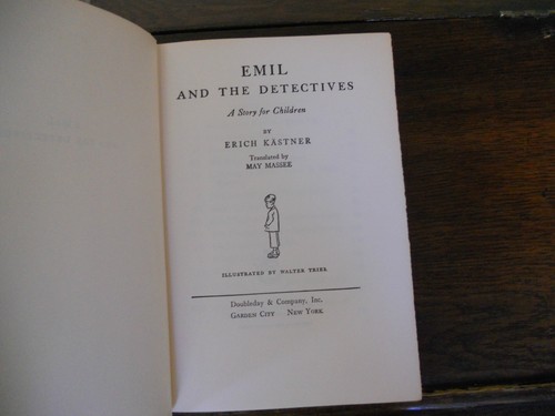 EMIL AND THE DETECTIVES, Erich Kastner, SIGNED, 1st US ed.1930 HCDJ, Scarce! - Foto 4 di 11