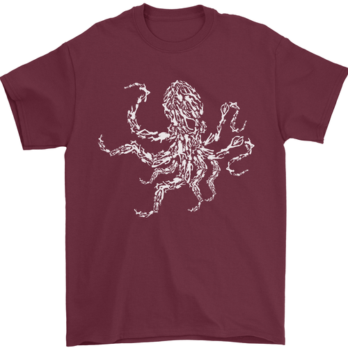 Scuba Tauchen Octopus Diver Cthulhu Kraken Herren 100% Baumwolle - Picture 3 of 14