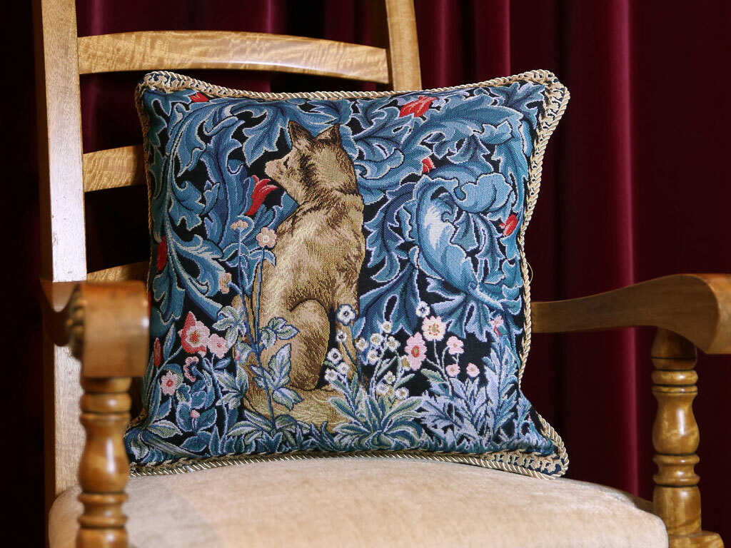 william morris tapestry cushions