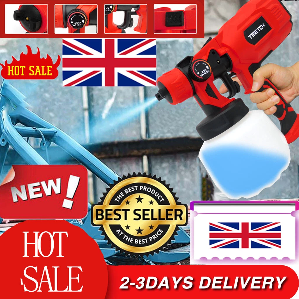 1200ML HVLP Electric Paint Sprayer Spray Gun Airless Garden Fence Car Home 550w