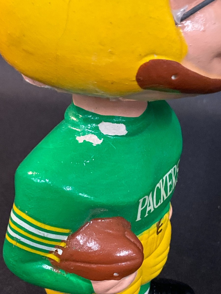 Vintage Green Bay Packers NFL Football Gold Base BOBBLEHEAD 1960's
