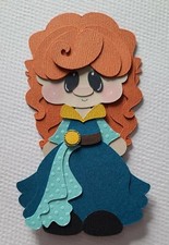 Princess Merida Scrapbook, Card Making Paper Piecing