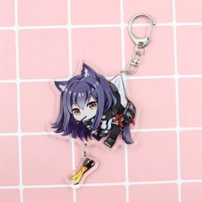Anime Bag Pendant Arknights Keychain Texas the Omertosa Key Accessories Gift LZ