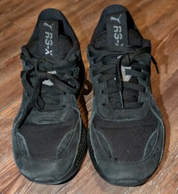 Puma RS-X Running Big Kid Blackout Elevated Basics boys 389897-01 shoes size 7