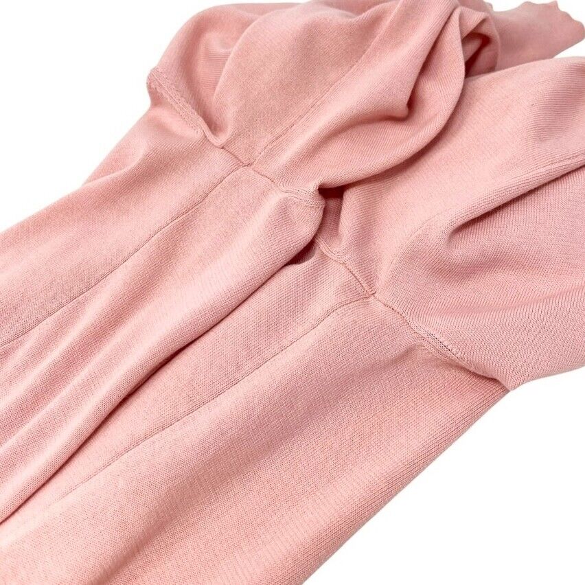 CHANEL Vintage 07P CC Mark Logo Knit Top Cardigan #36 Pink CHANEL Vintage 07P CC Mark Logo Knit Top Cardigan #36 Pink