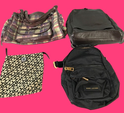 Menge 4 Canvas/Kunstleder Crossbody Rucksack Tragetaschen-TH Marc Jacobs & mehr