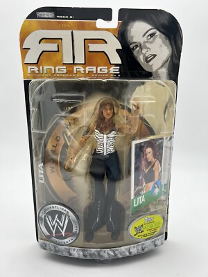 2006 Jakks WWE Ring Rage Lita Ruthless Aggression Series 22.5 Action Figure