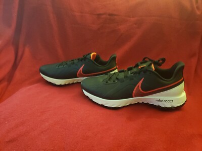 Nike React Infinity Pro Golf Shoes Men's Size 9.5W Black/Sail CT6621-002 US
