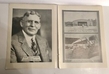 Vintage 1929 Orlando Florida Mayor And Municipal Airport  Nice Size For Framing