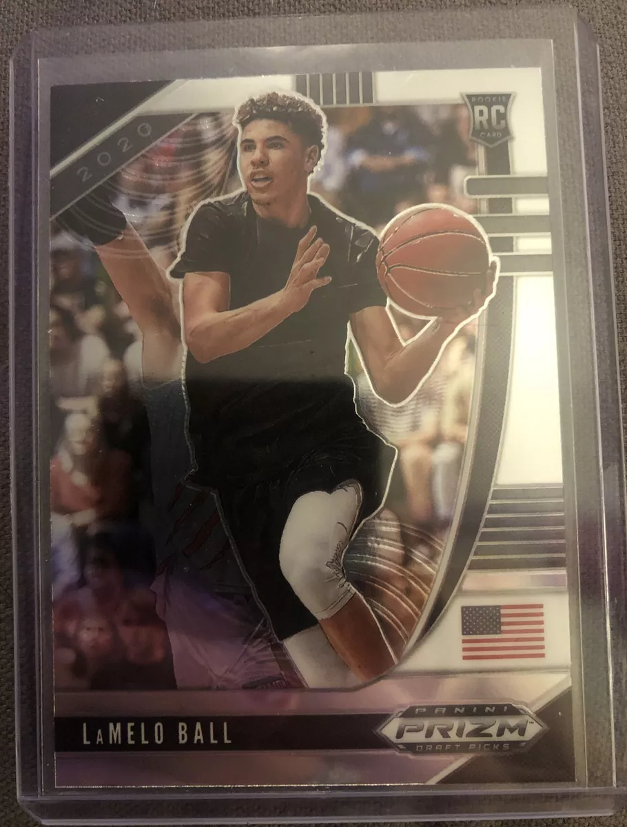 LAMELO BALL PRIZM ROOKIE CARD JERSEY #1 NBL RC HORNETS 2020 Prizm