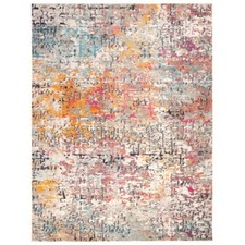 SAFAVIEH Madison Collection MAD460A Grey / Pink Rug