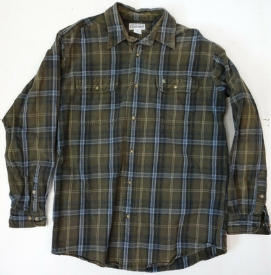 Carhartt Mens Button Up Flannel Shirt 