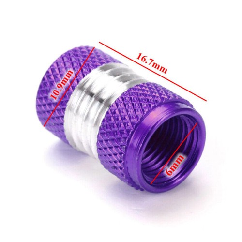Purple Car Auto Tire Tyre Rim Wheel Air Valve Stem Dust Caps Cover Accessories - Picture 2 of 12