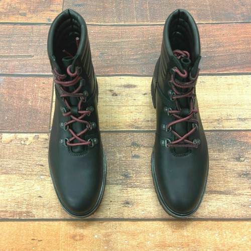 Timberland Women's London Square Black Leather Hiker Boots A2E9R - Picture 8 of 11