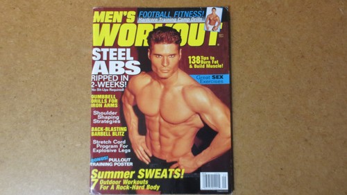 Men's Workout MAGAZINE Male Stripper Muscle Hunks RICO ELBAZ Male Models ABS - Imagen 2 de 11