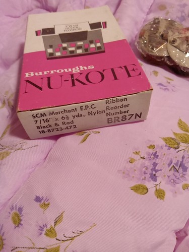 Burroughs Nu Kote Twin Spool Ribbon BR87N New Vintage - Picture 2 of 4