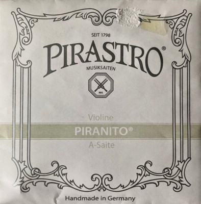 Pirastro Piranito Violine Saite 1/4 und  1/8 Gtröße Ton A Chromstahl Art.Nr 6157
