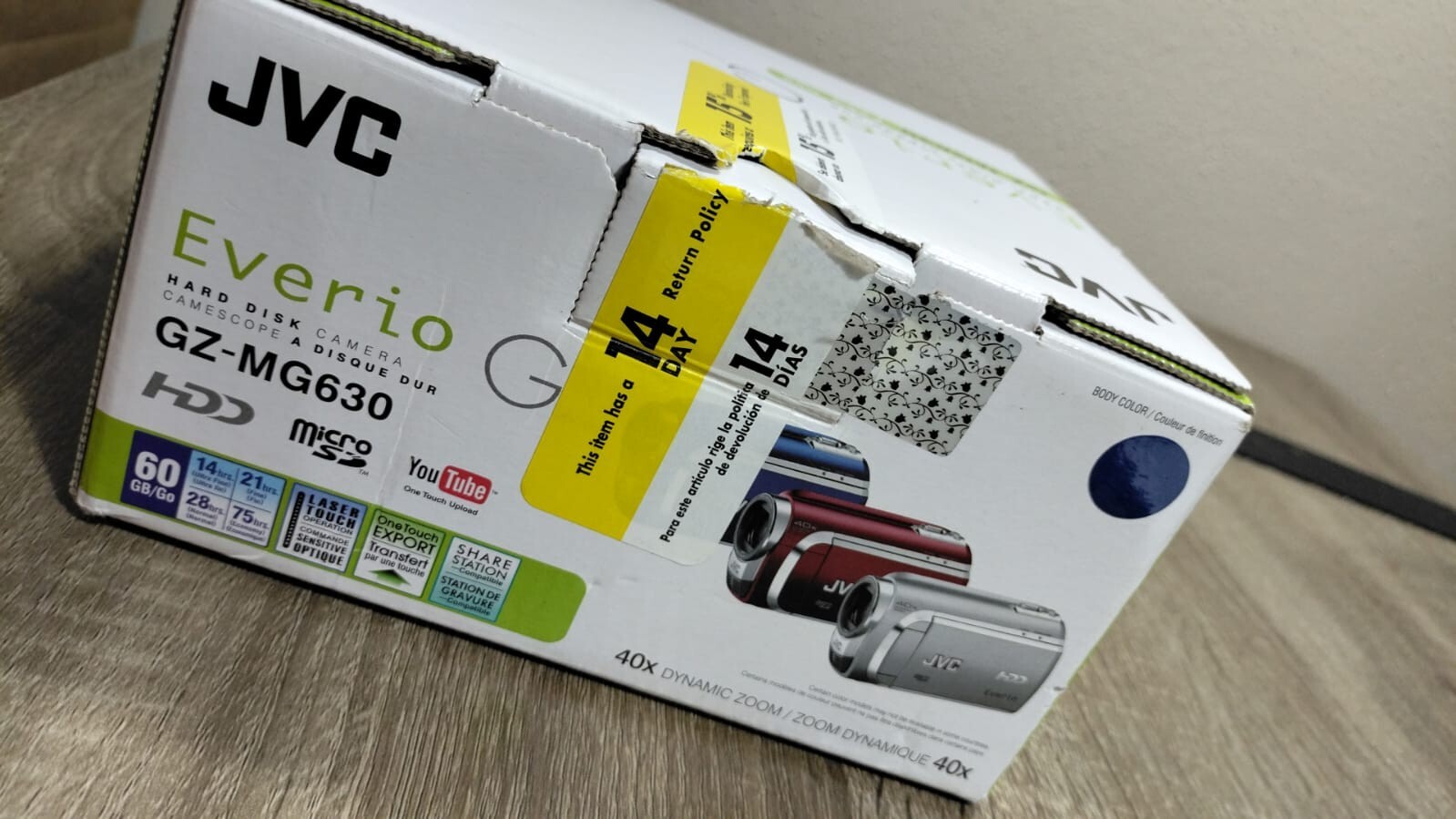JVC MG630 60 GB Camcorder - Sapphire blue for sale online | eBay