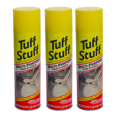 Tuff Stuff All-Purpose Foam Cleaner, 22-Ounce Aerosol, 3-Pack