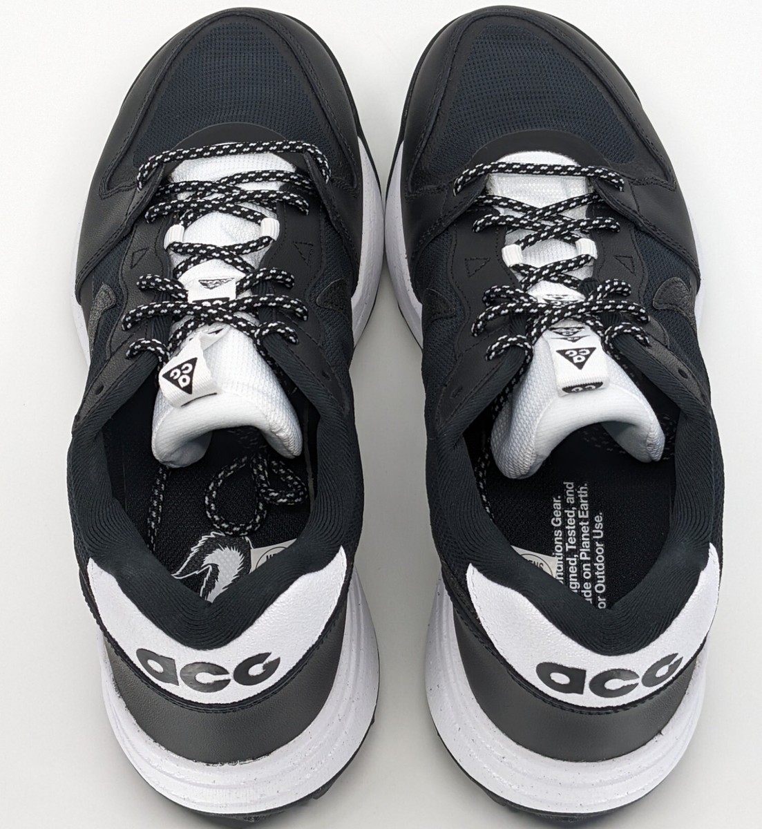 Size 11 - Nike ACG Lowcate Black White for sale online | eBay