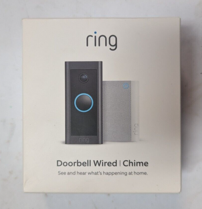 Ring Doorbell Wired Chime 1080p HD Hardwired Video Doorbell 23009755