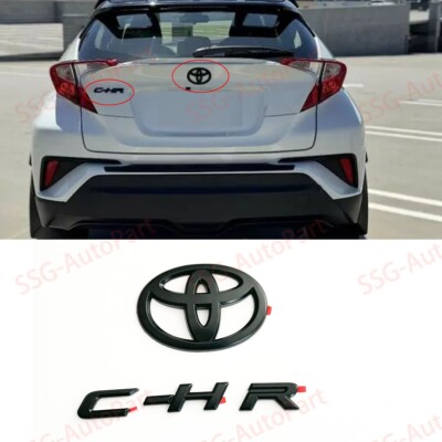 2018-2022 TOYOTA C-HR LE & XLE BLACKOUT EMBLEM OVERLAY KIT GEN PT948-1C200-02