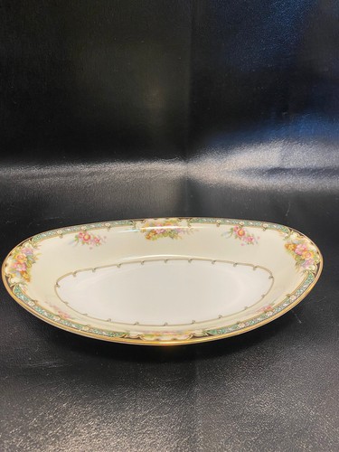 VTG 8 1/4” Noritake China Celery Dish Estelle Design #83367 pat